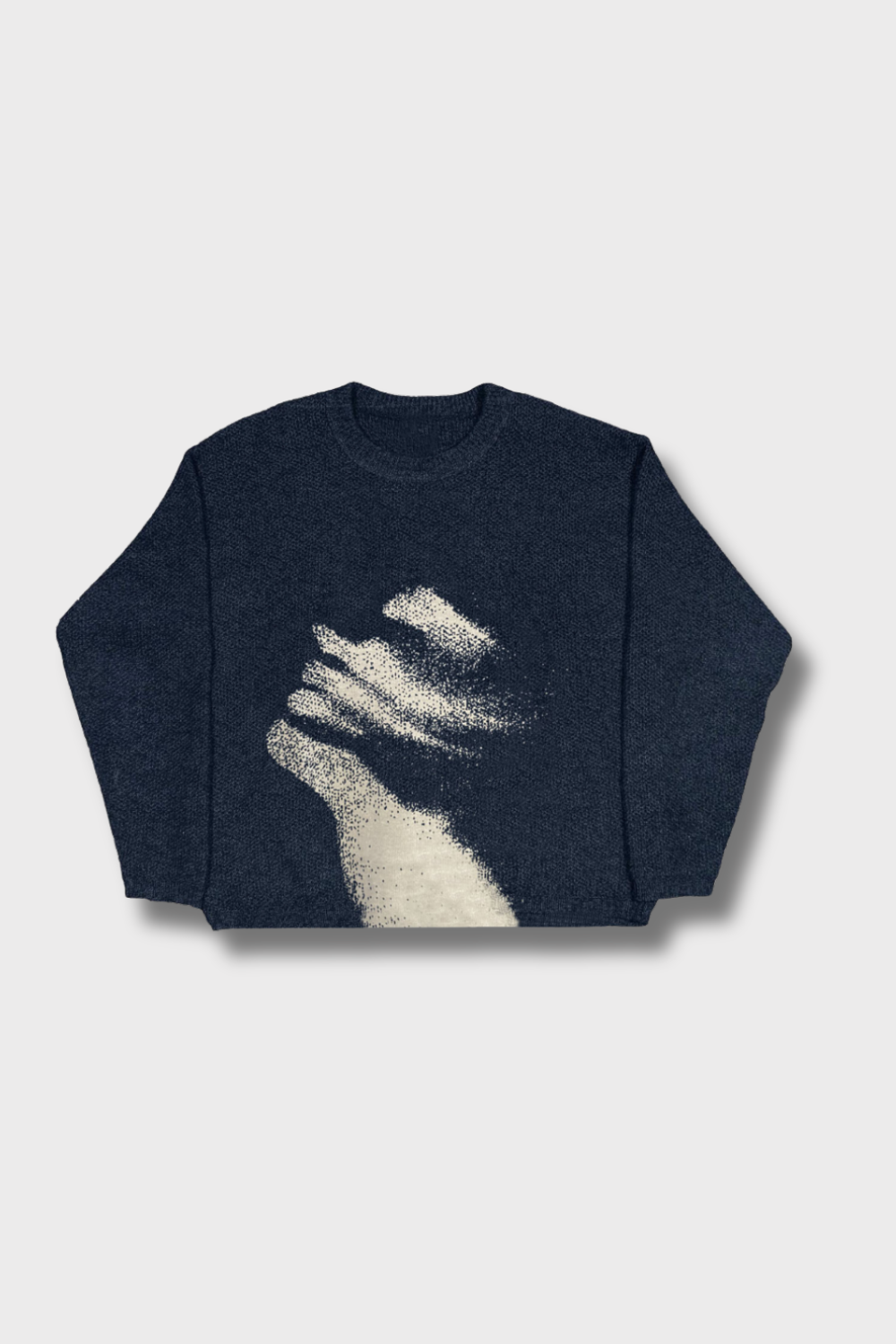'Distorted' Graphic Knitted Sweater - NO RESTOCKS