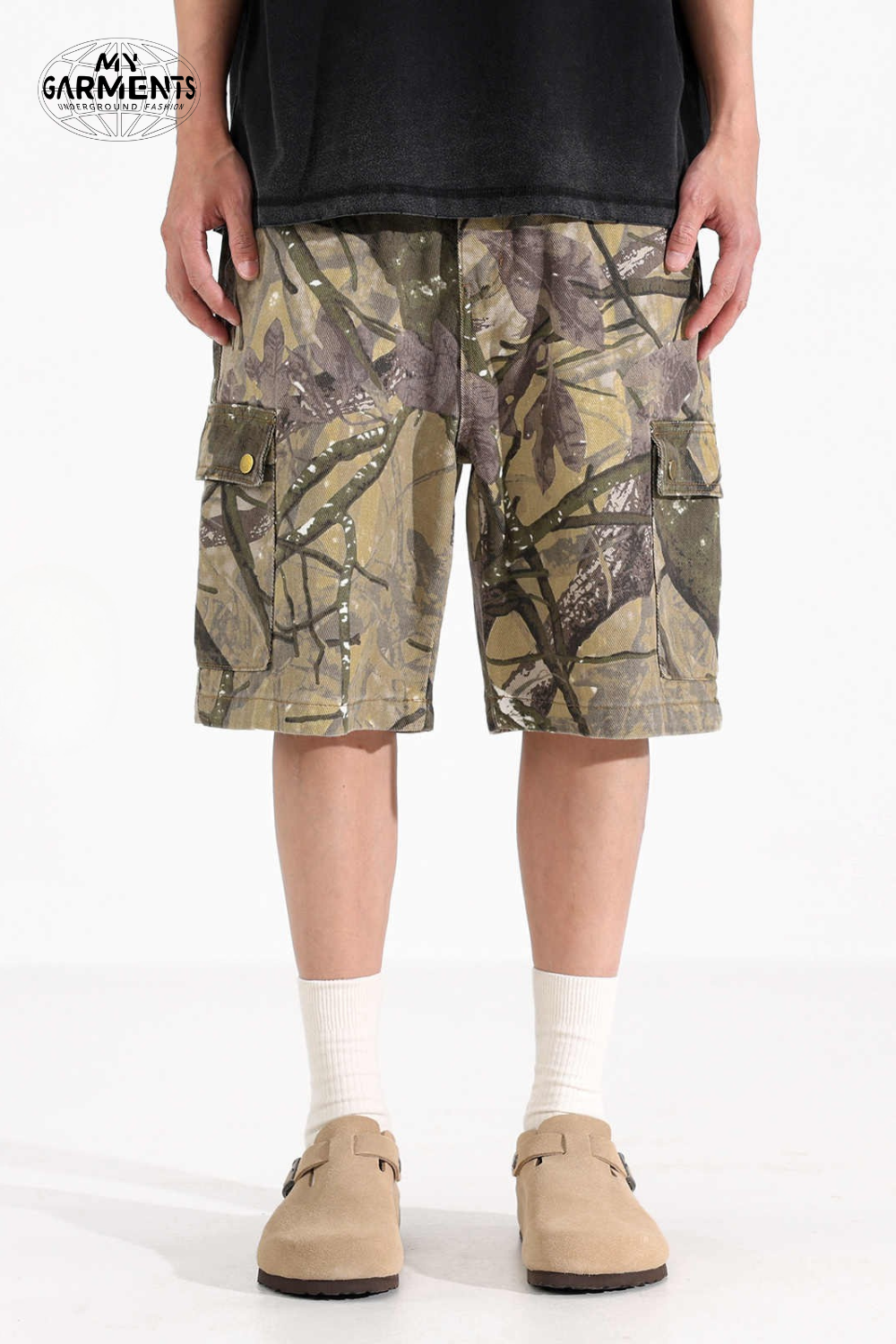 'Dune' Camouflage Jorts