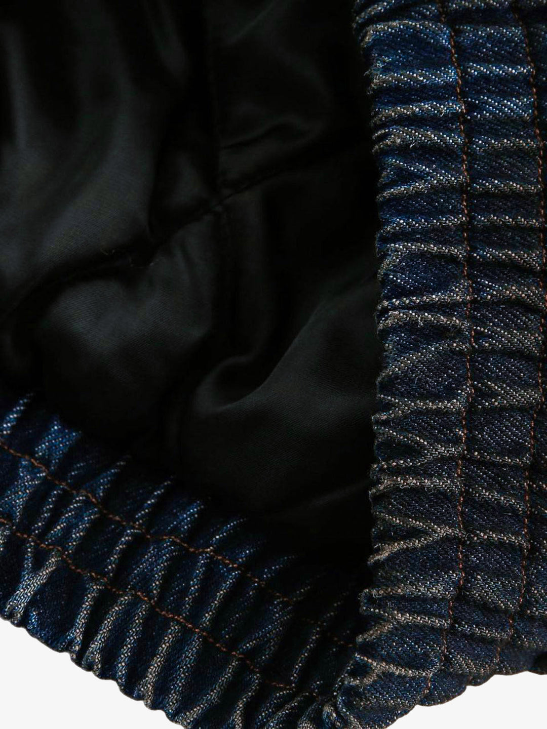 Thesupermade Washed Denim Fur Hooded Jacket - 2265