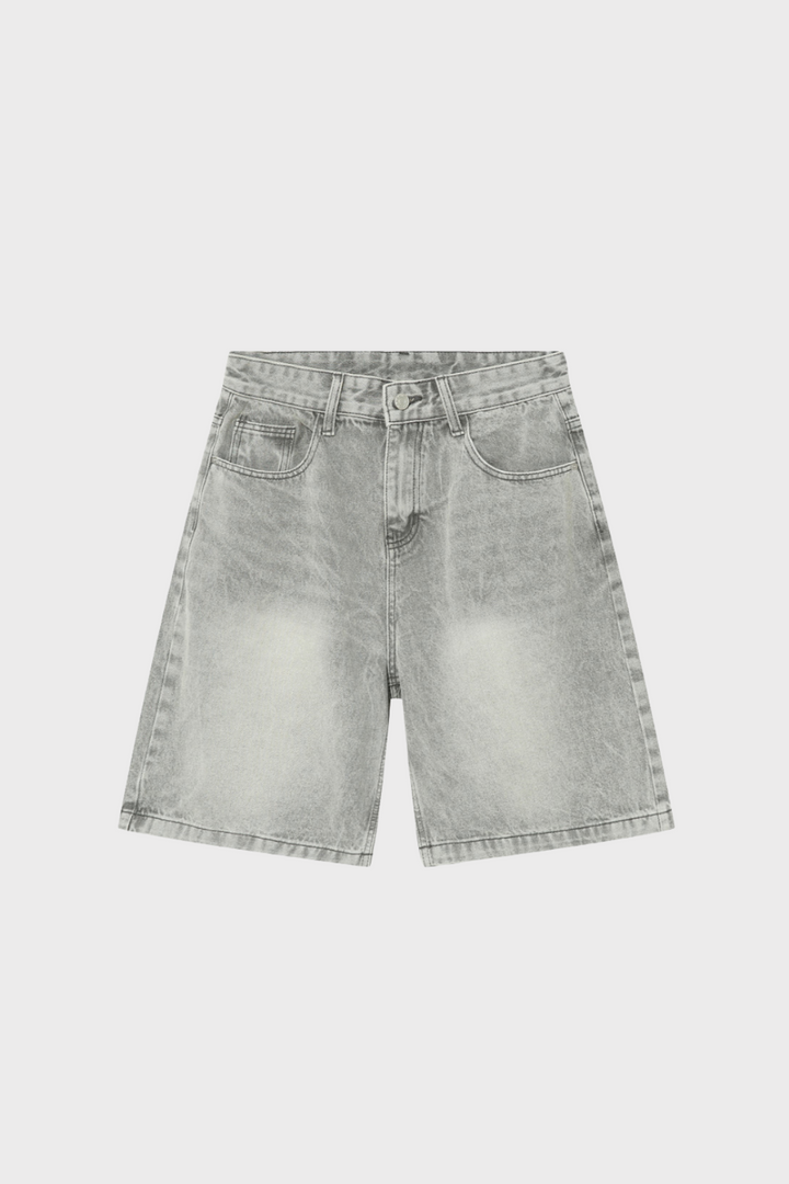 MyGarments - Baggy Denim Jort Stonegrey