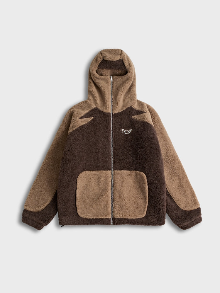 MyGarments - Dark & Light Brown Sherpa Ninja Fleece