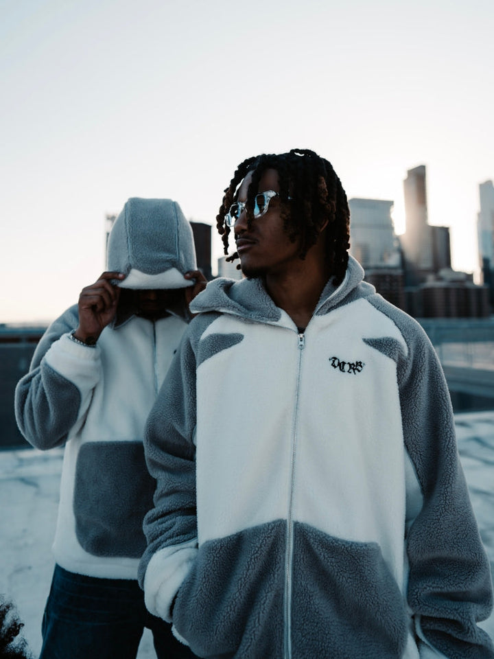 MyGarments - Dark & Light Brown Sherpa Ninja Fleece