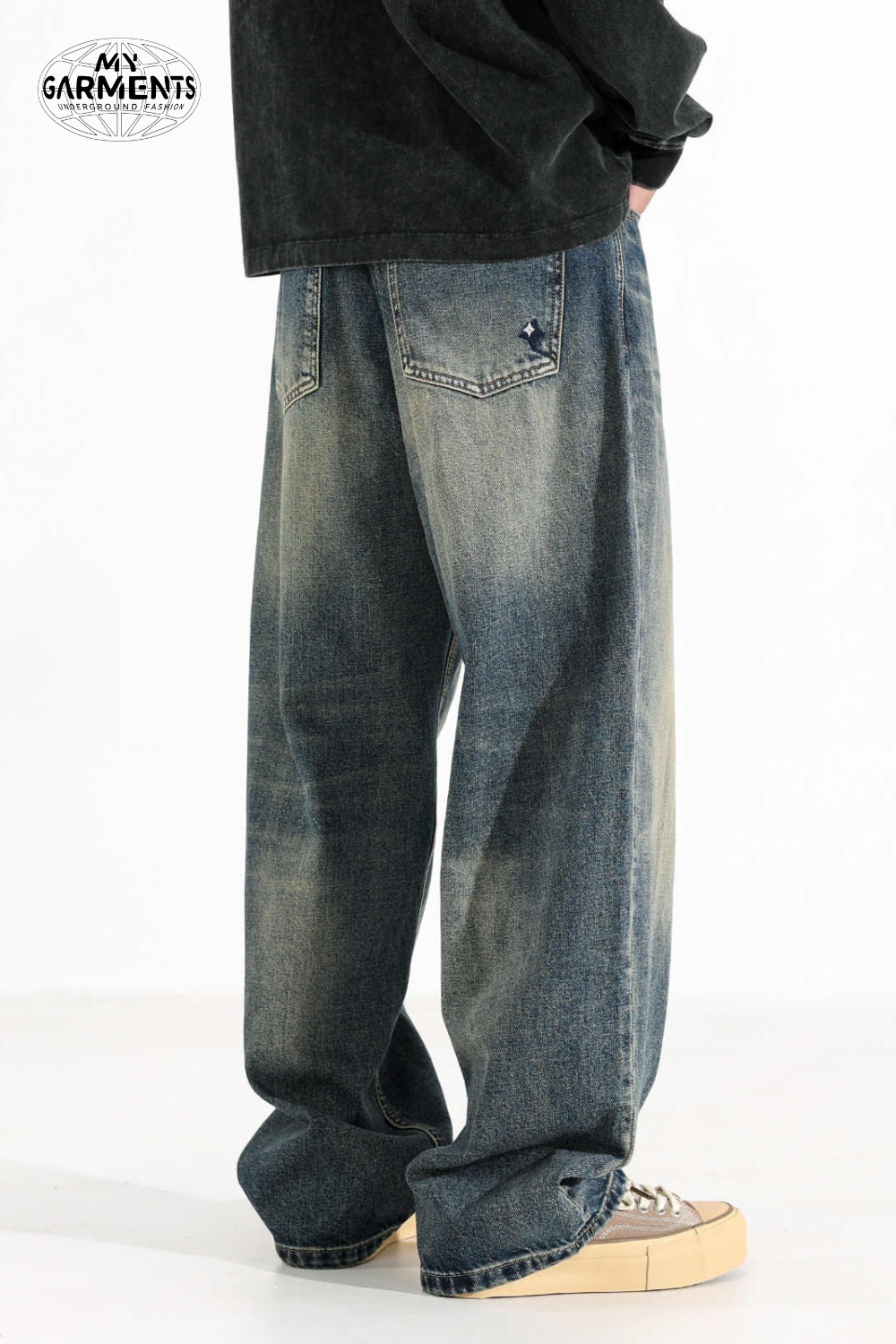 'Cascade' Vintage Baggy Jeans