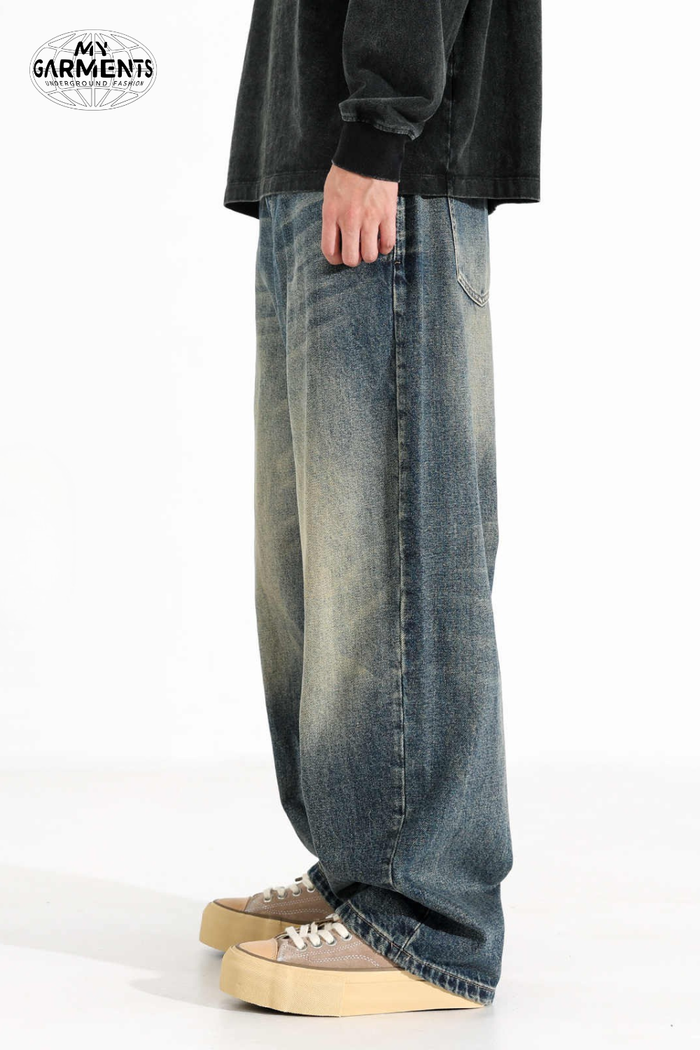 'Cascade' Vintage Baggy Jeans
