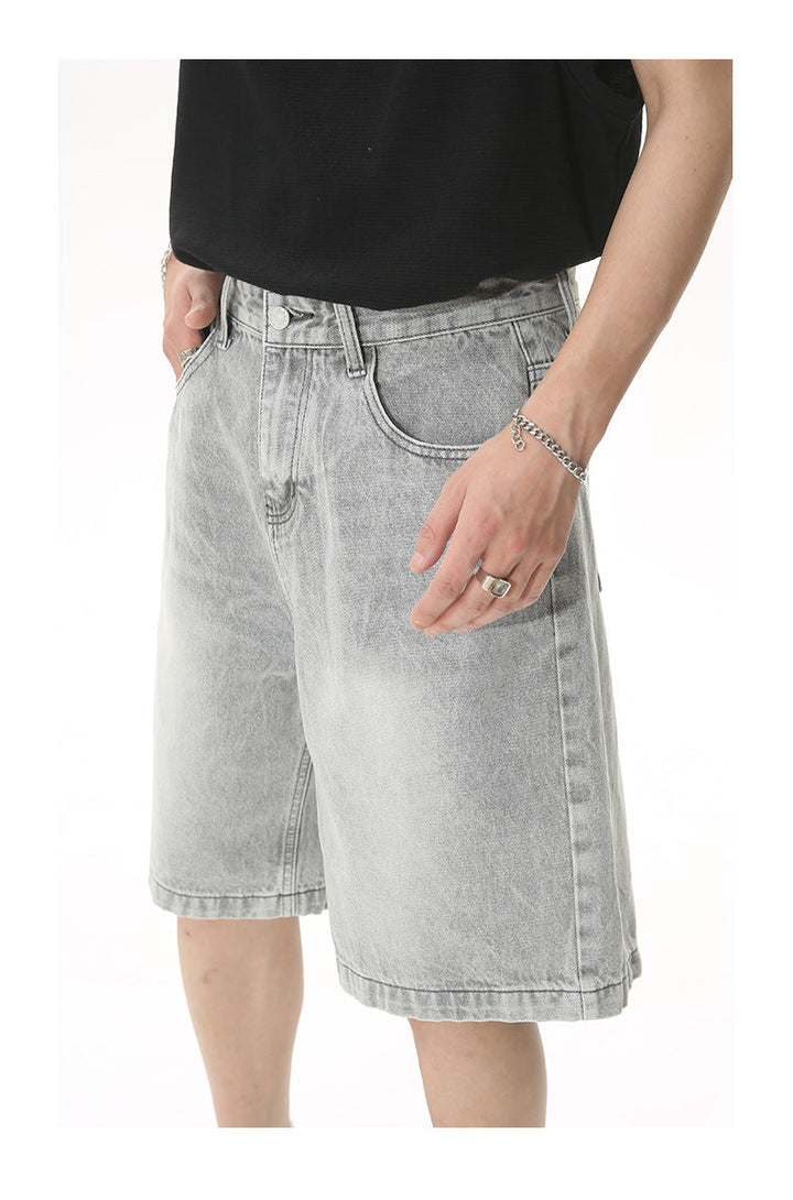 MyGarments - Baggy Denim Jort Stonegrey