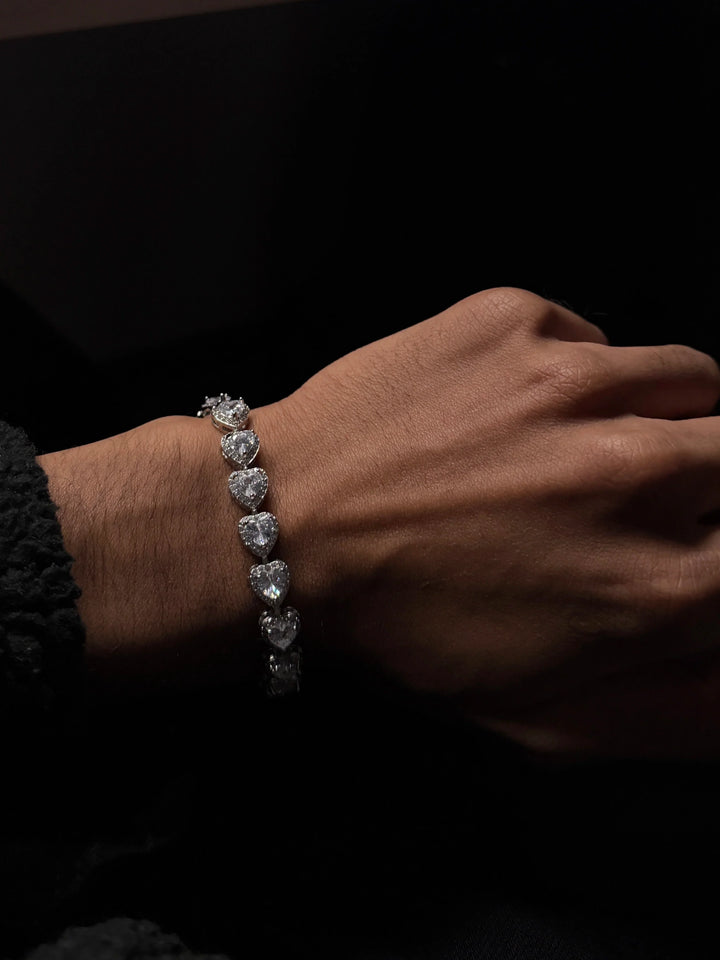 Heart Crystal Bracelet - MyGarments