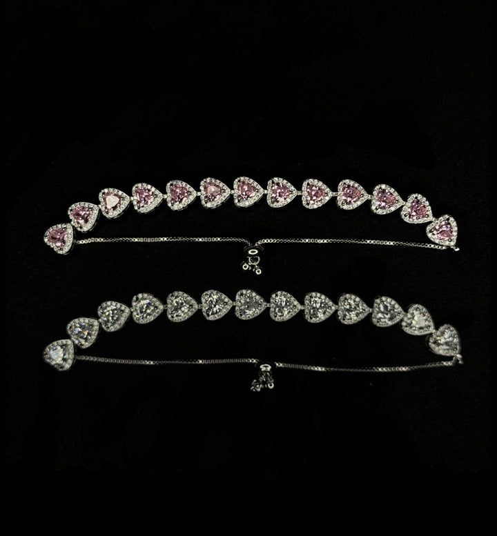 Heart Crystal Bracelet - MyGarments