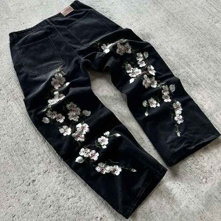 'Blossom' Embroidered Jeans