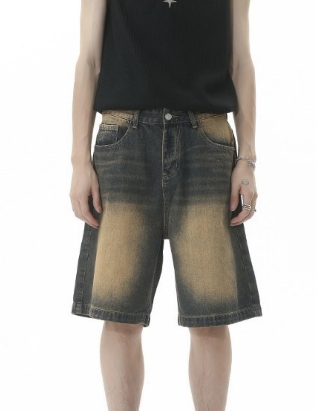MyGarments - Baggy Denim Jort Age Washed