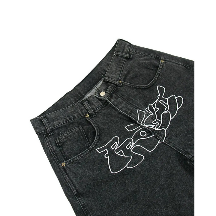 'Frosty' Graphic Jorts