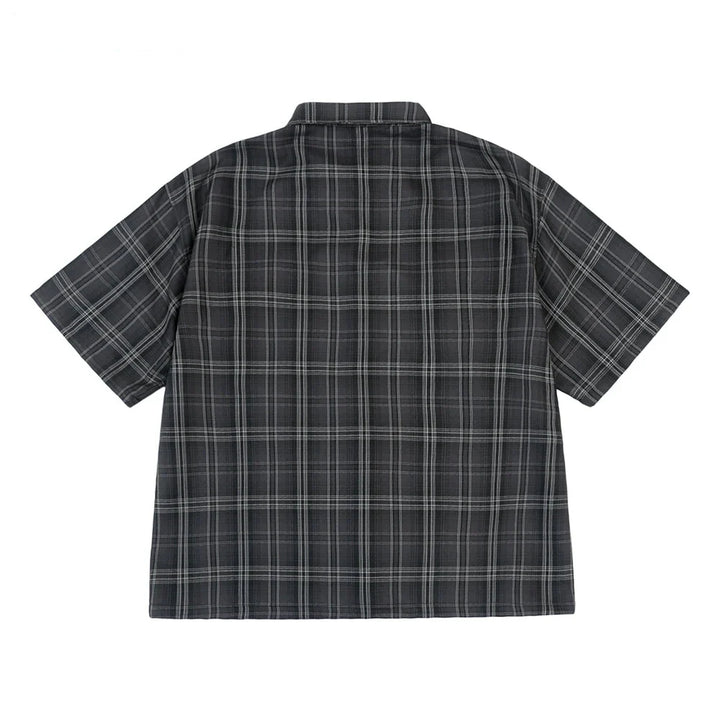 Embroidery Loose Short Sleeve Shirt - MyGarments®